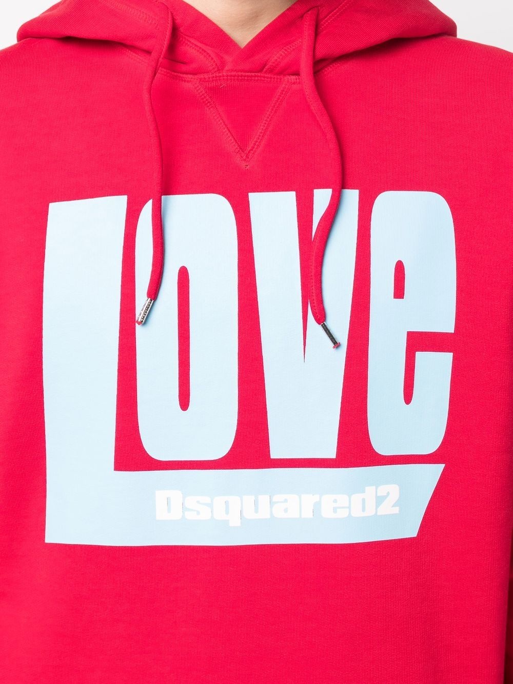 'Love' logo-print hoodie - 5