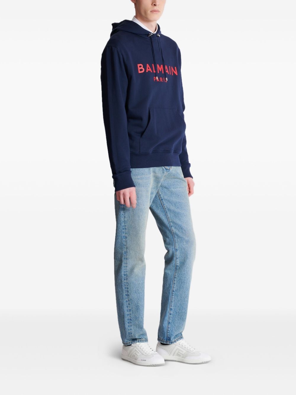 logo-print hoodie - 3