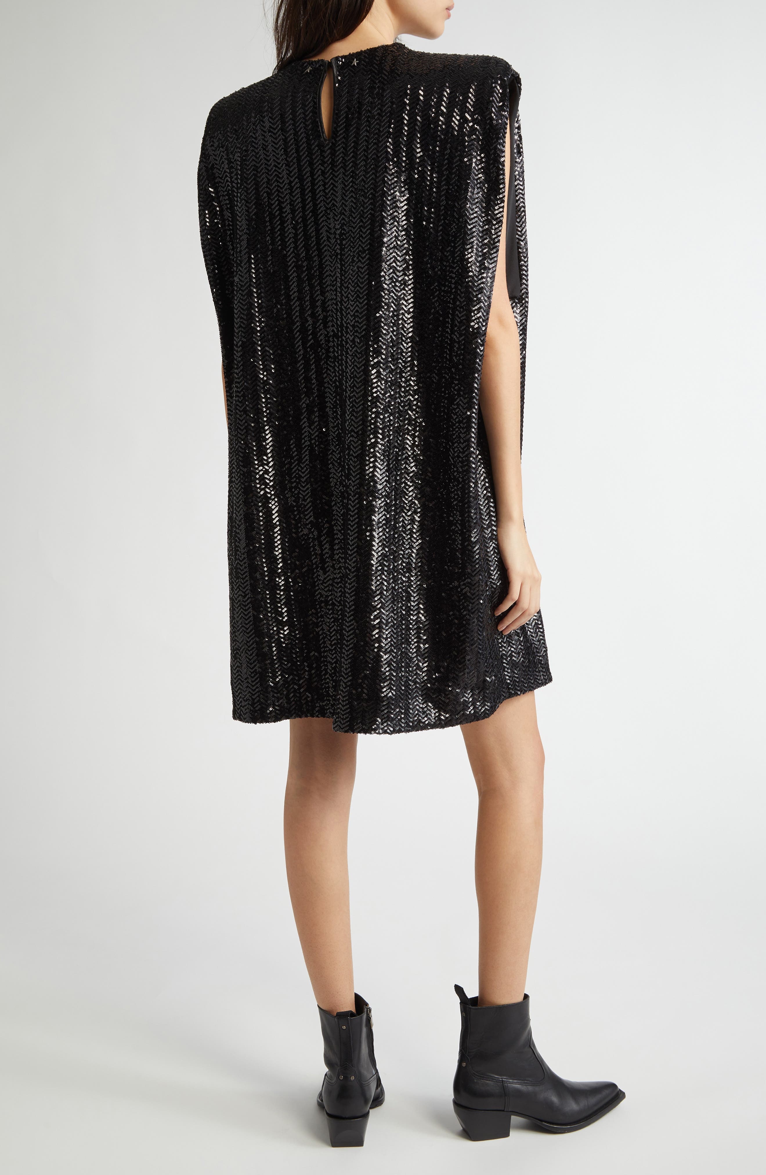 Golden Goose Journey Sequin Minidress in Black at Nordstrom - 2