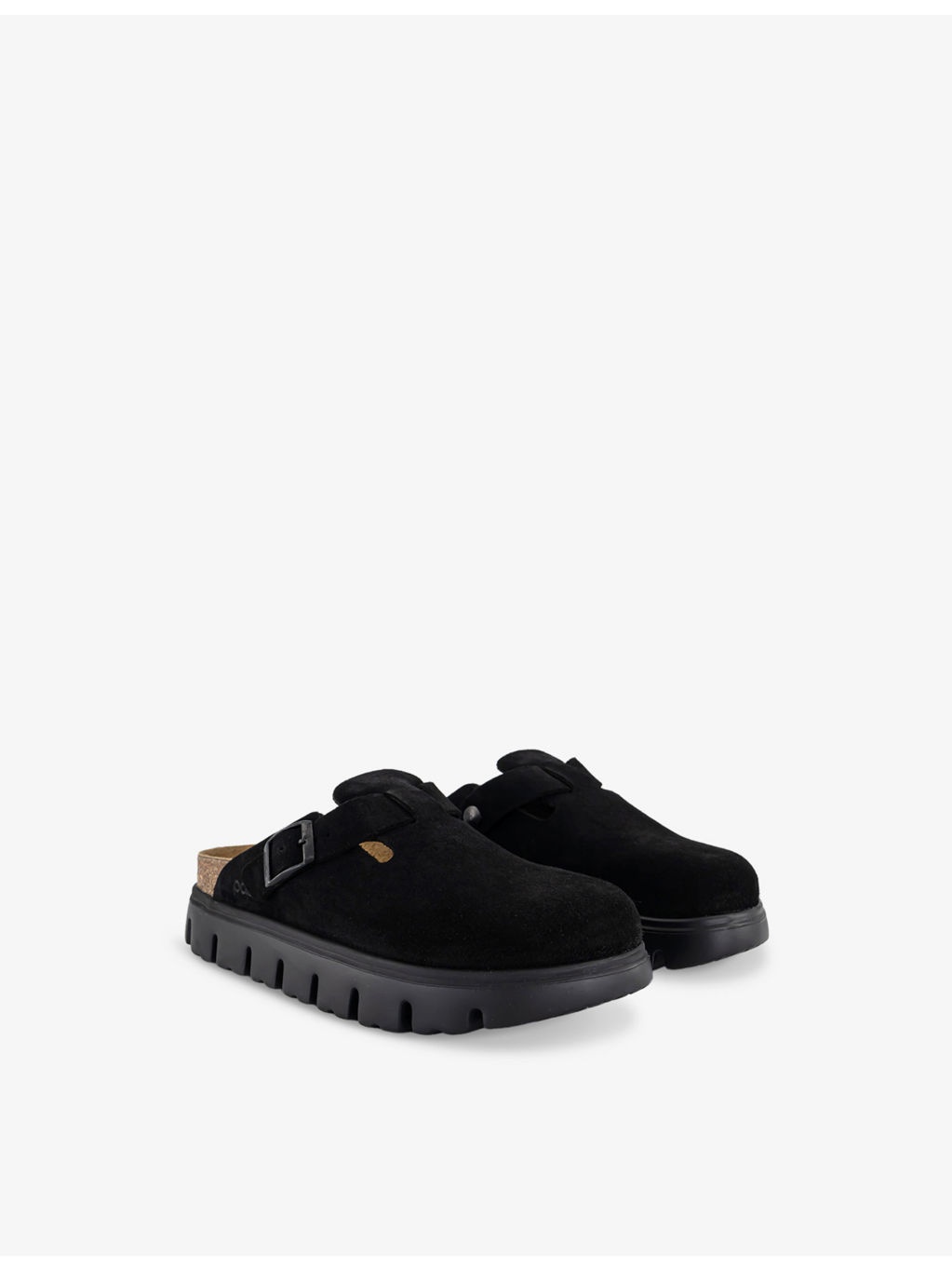 Boston Chunky Suede Clogs - 3