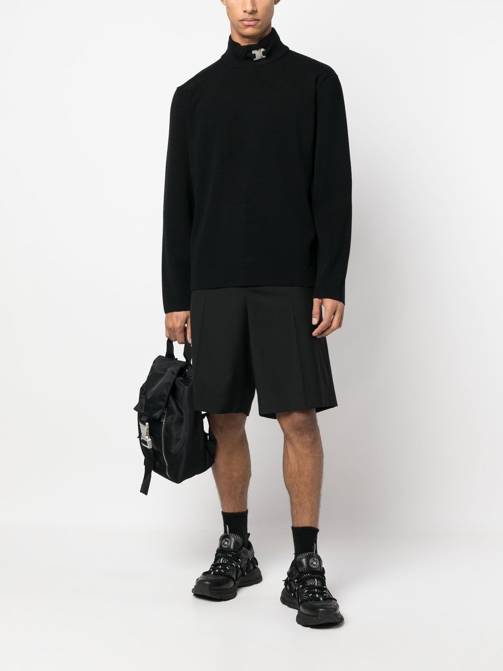 roll-neck long-sleeve jumper - 2
