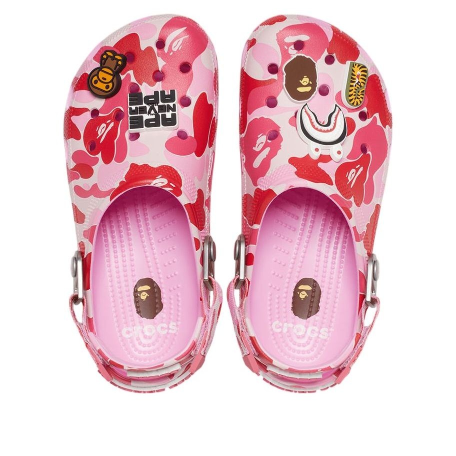 Crocs x A Bathing Ape Clog 'Carnation' 209627-6I2 - 3