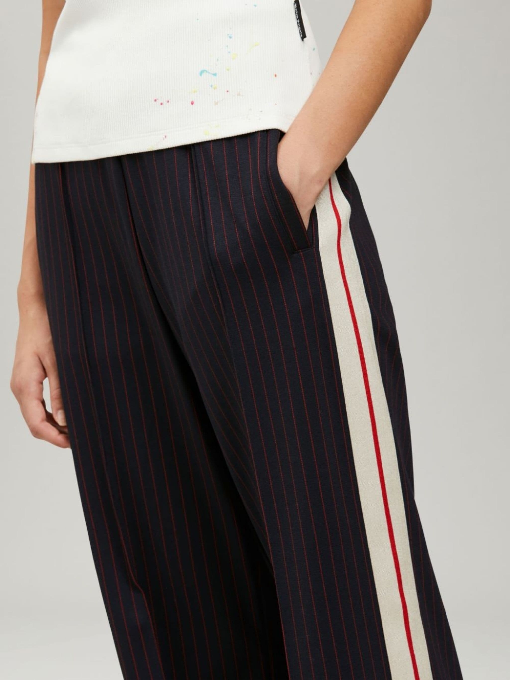 BLUE TRACK PANTS - 6