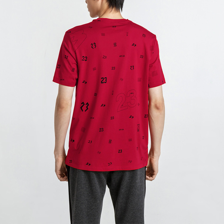 Air Jordan All Star Scribble T-Shirt 'Red' AT0551-687 - 4