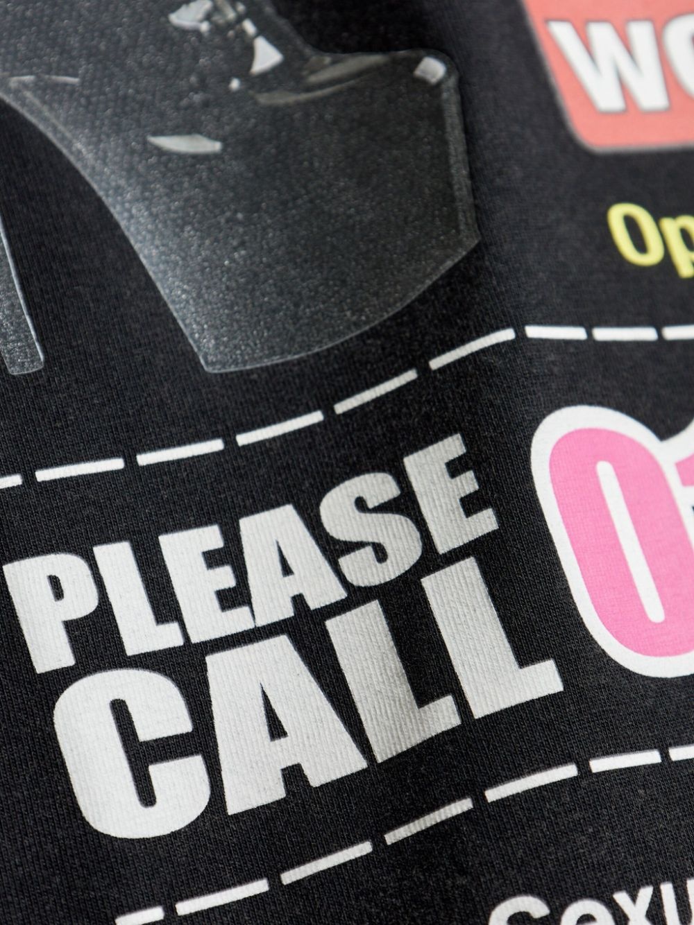 text-print T-shirt - 5