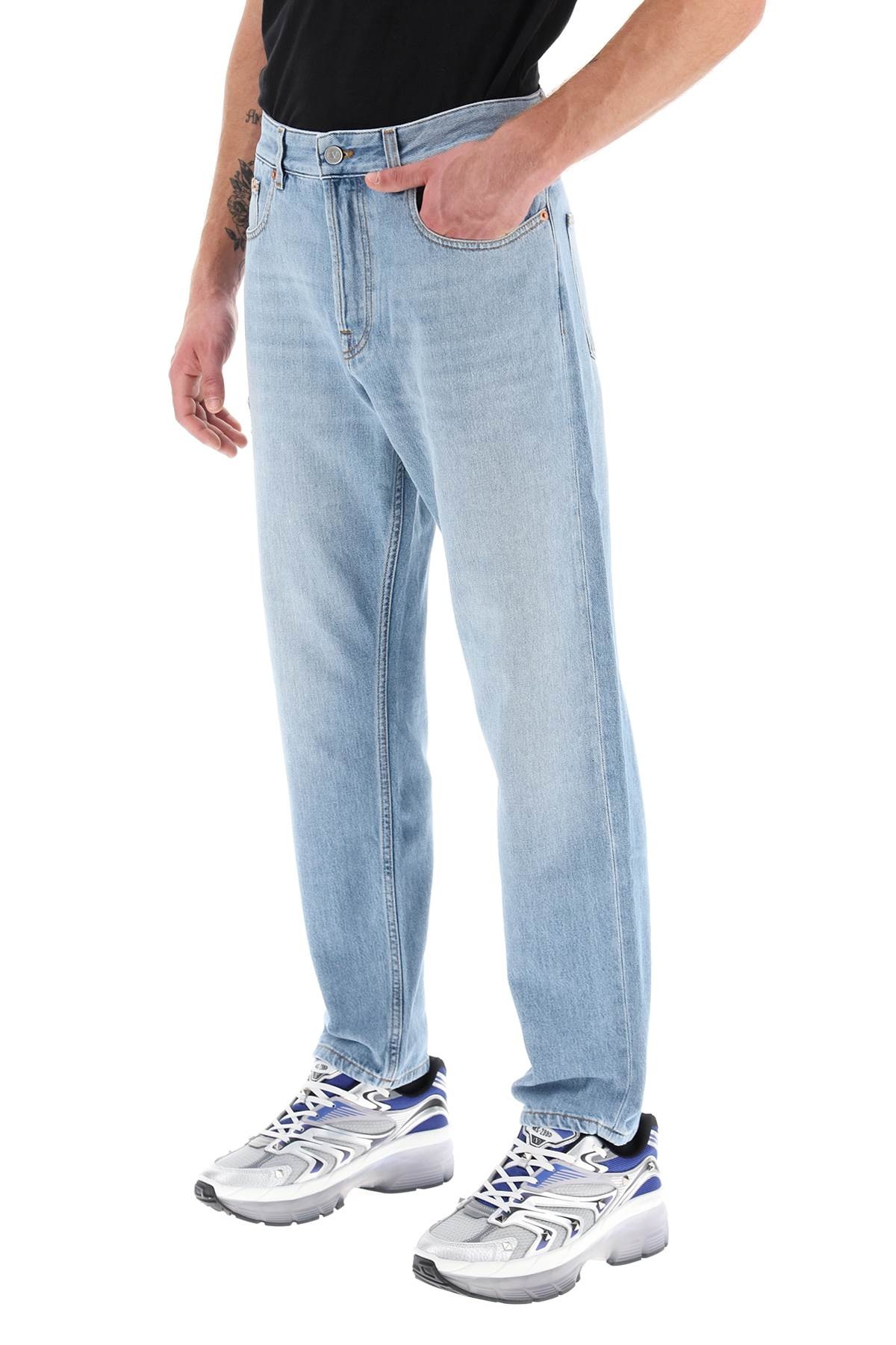 TAPERED JEANS WITH MEDIUM WASH - 5