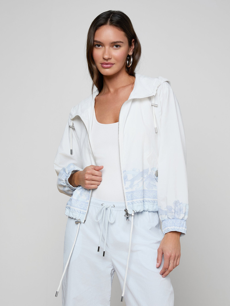 L'AGENCE Miro Hooded Windbreaker outlook