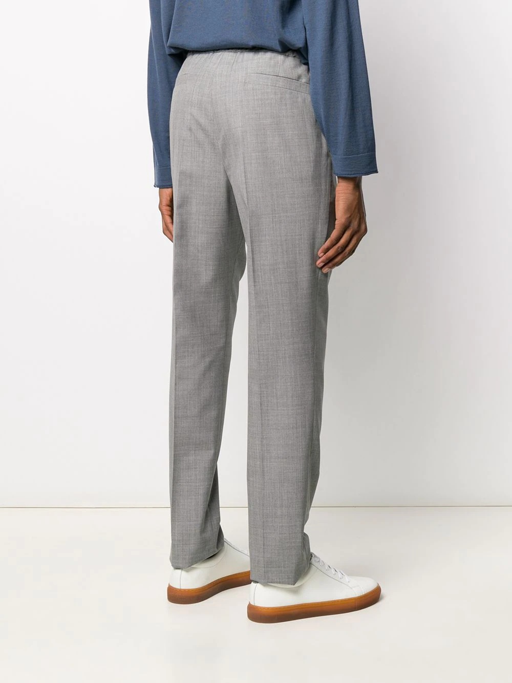 high-rise slim trousers - 4