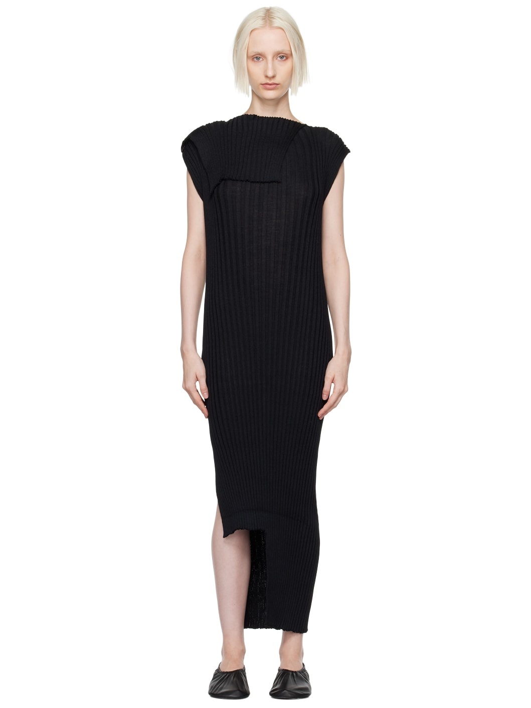 Black Sparkling Midi Dress - 1