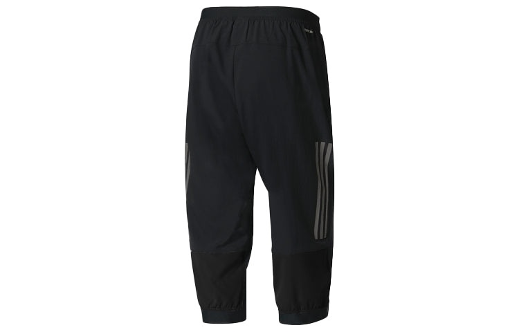 adidas Casual Woven Sports Seven-Cent Trousers Men's Black BK0982 - 2