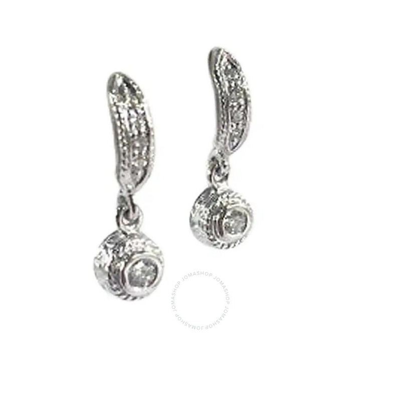 Penny Preville Ladies Diamond Earring in 18kt White Gold E1054W - 1