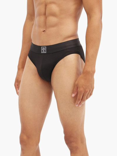 VERSACE Logo-jacquard modal-blend jersey briefs outlook