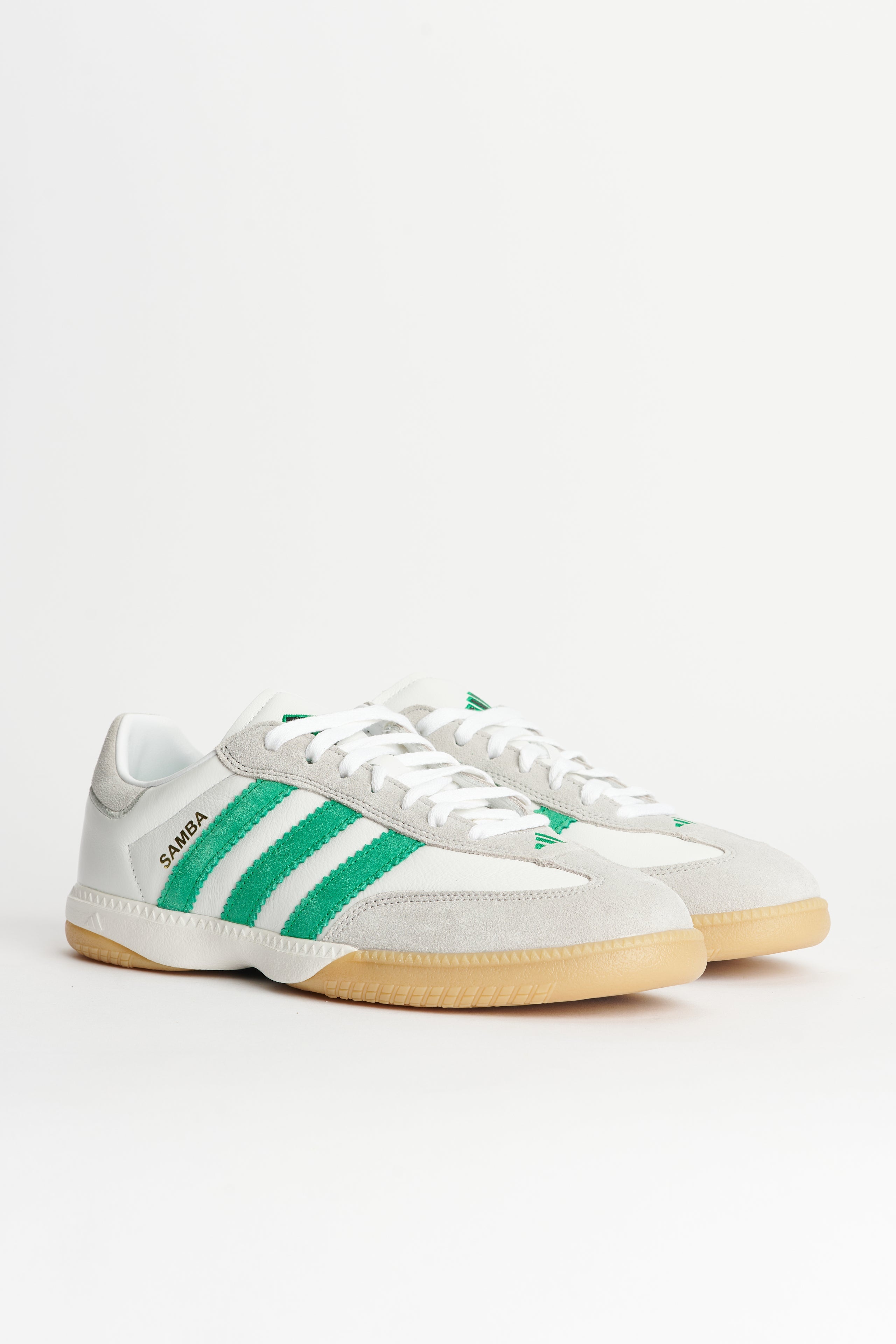 ADIDAS ORIGINALS SAMBA MN FTWR WHITE / GREEN - 3