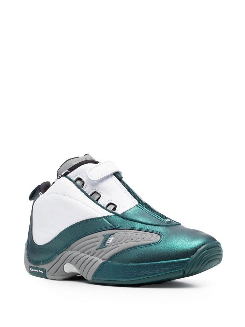Reebok colour-block leather sneakers outlook