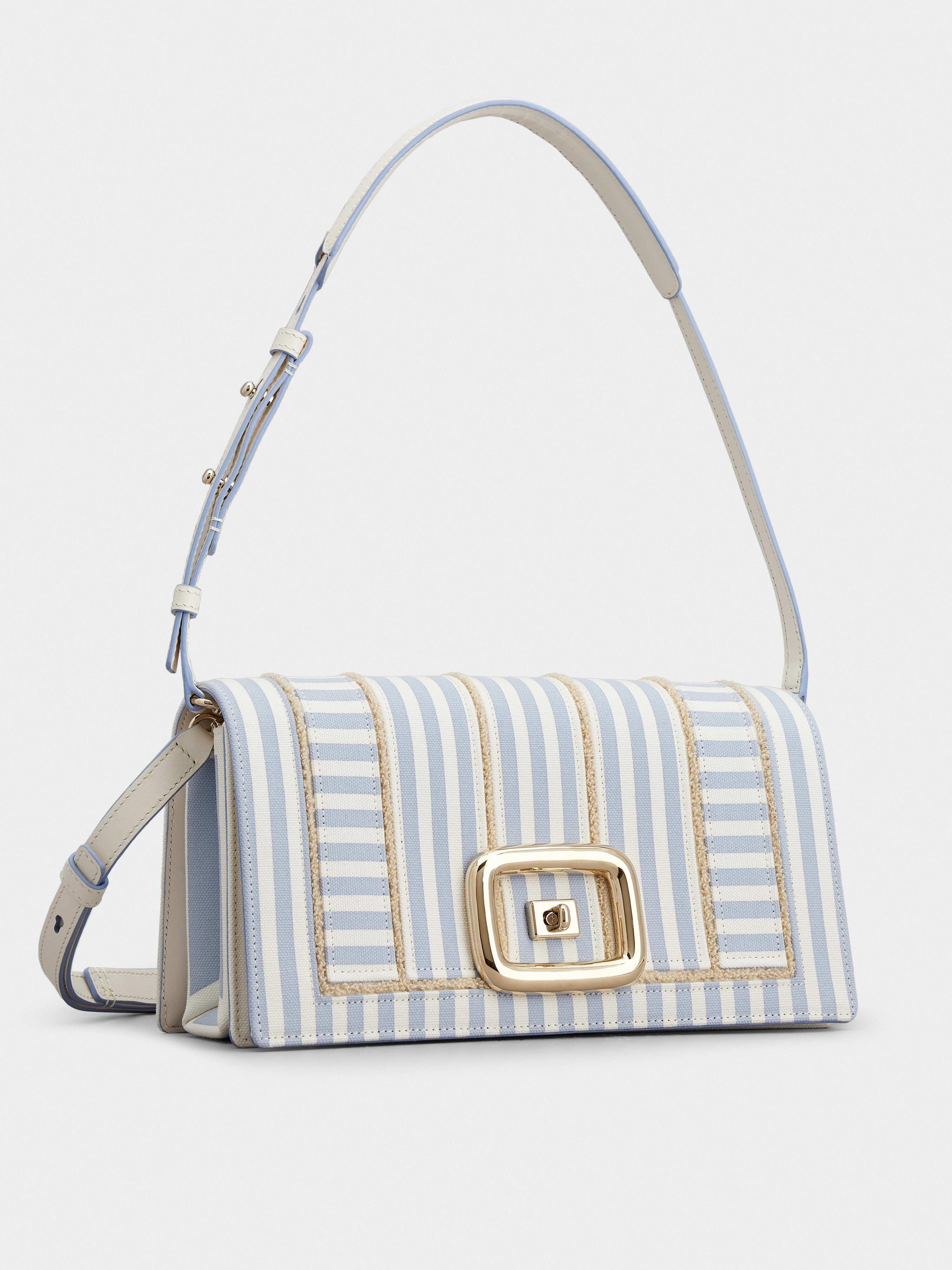 Viv' Choc Summer Stripes Bag in Fabric - 3