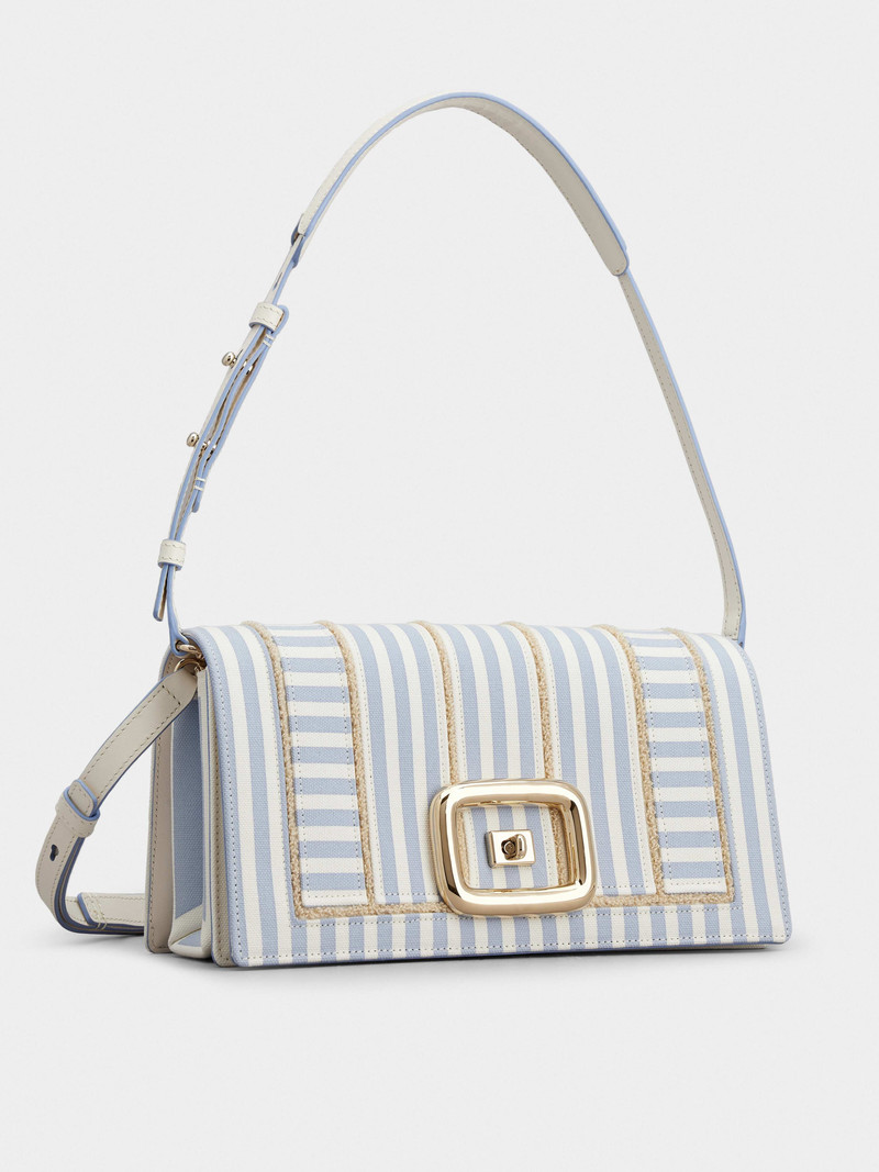 Viv' Choc Summer Stripes Bag in Fabric 3