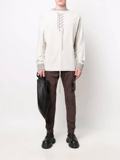 Rick Owens drawstring-waist multiple-pocket trousers outlook