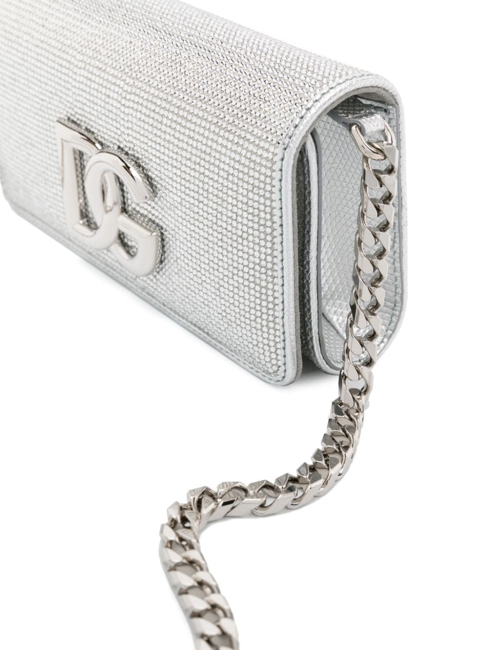crystal-embellished clutch bag - 4