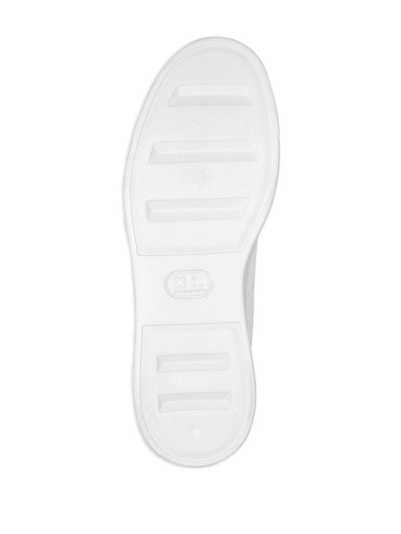 Hexagon panelled low-top sneakers 4