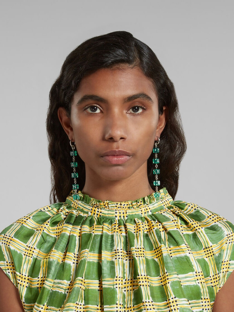 Marni RESIN DICE CHARM EARRINGS outlook