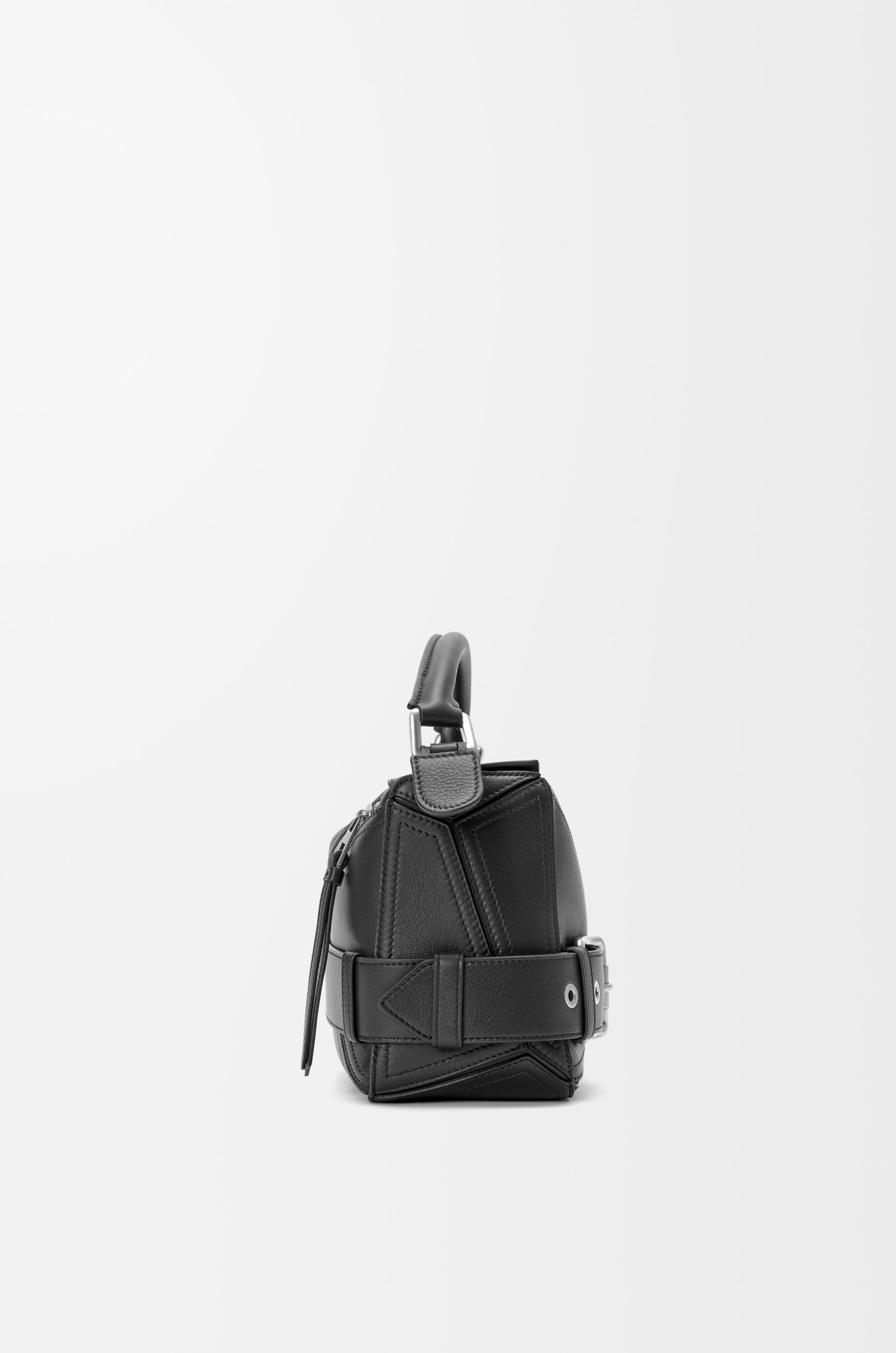 Small Puzzle Biker bag in shiny calfskin - 5