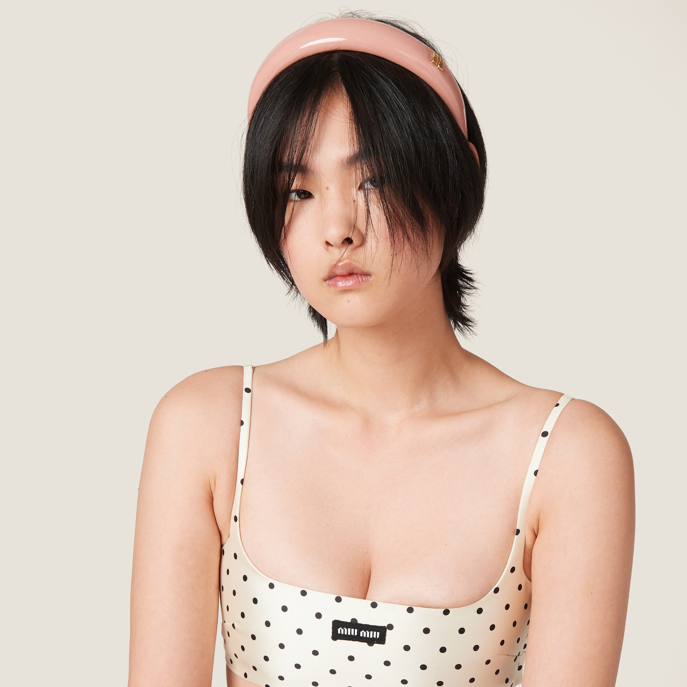 Patent leather headband - 2