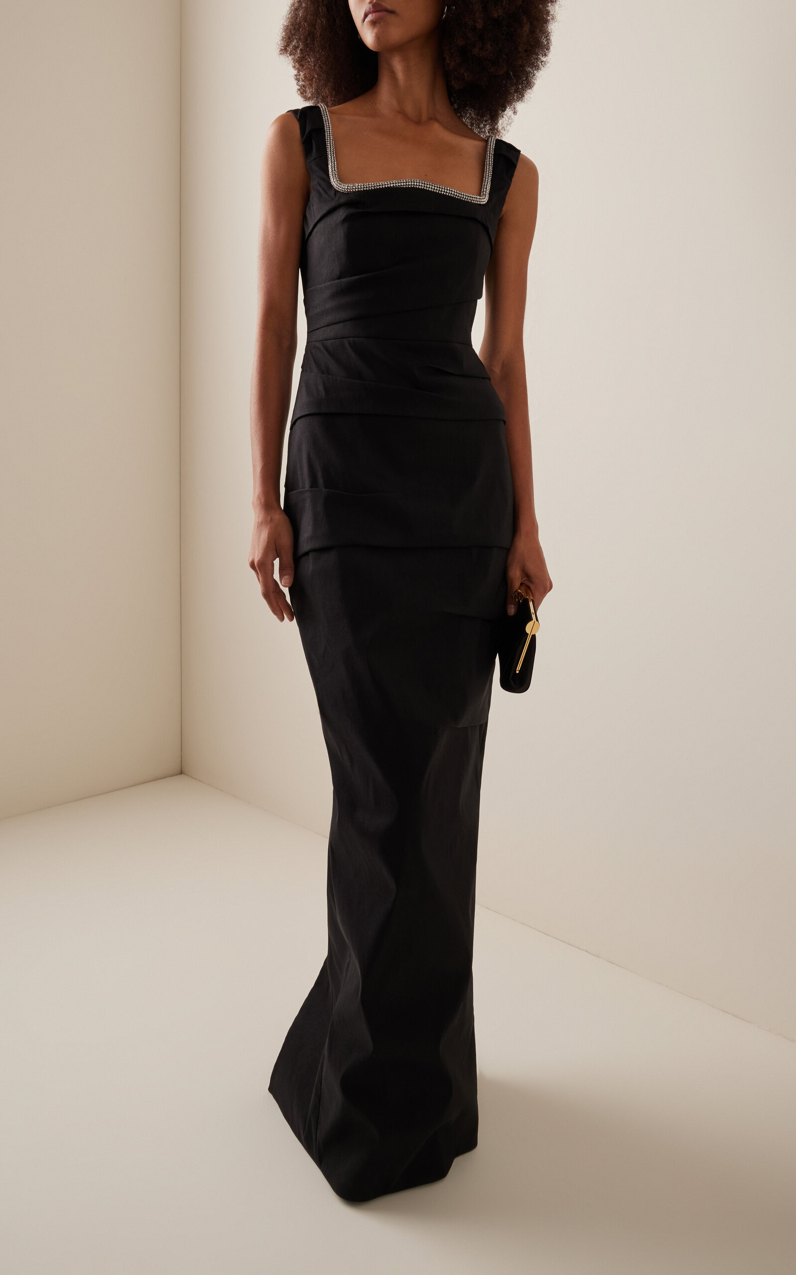 Onyx Crystal-Embellished Gown black - 2