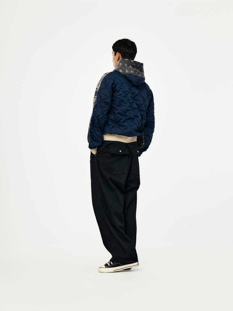 SWT KNIT BANDANA BIVOUAC HOODED BLOUSON (BLACK) 5