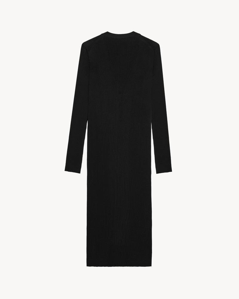 LONG CARDIGAN IN RIB-KNIT 3