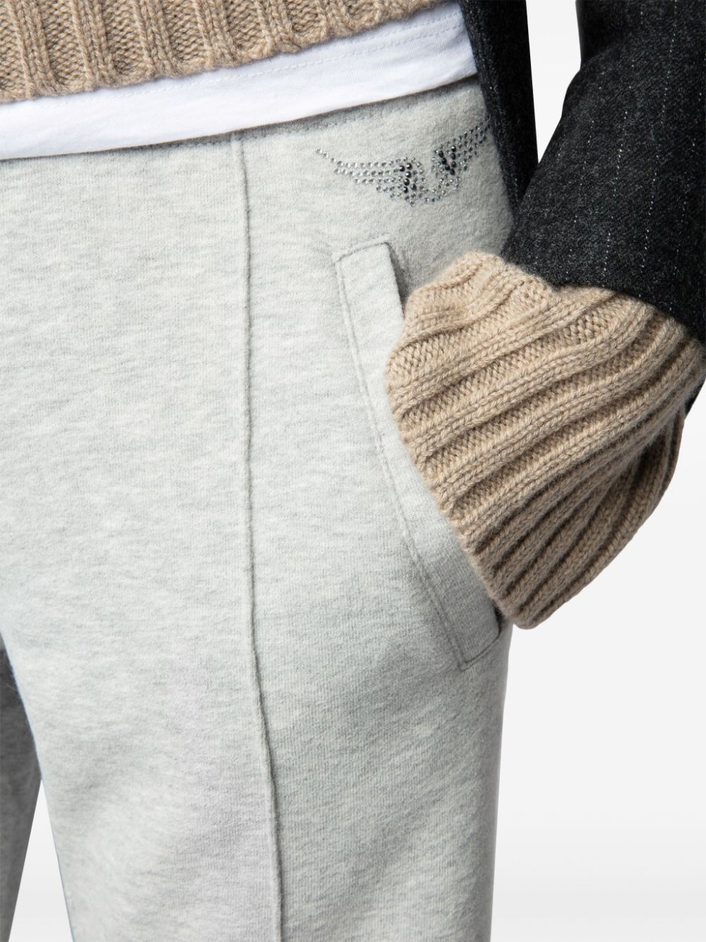 wings-strass track pants - 5
