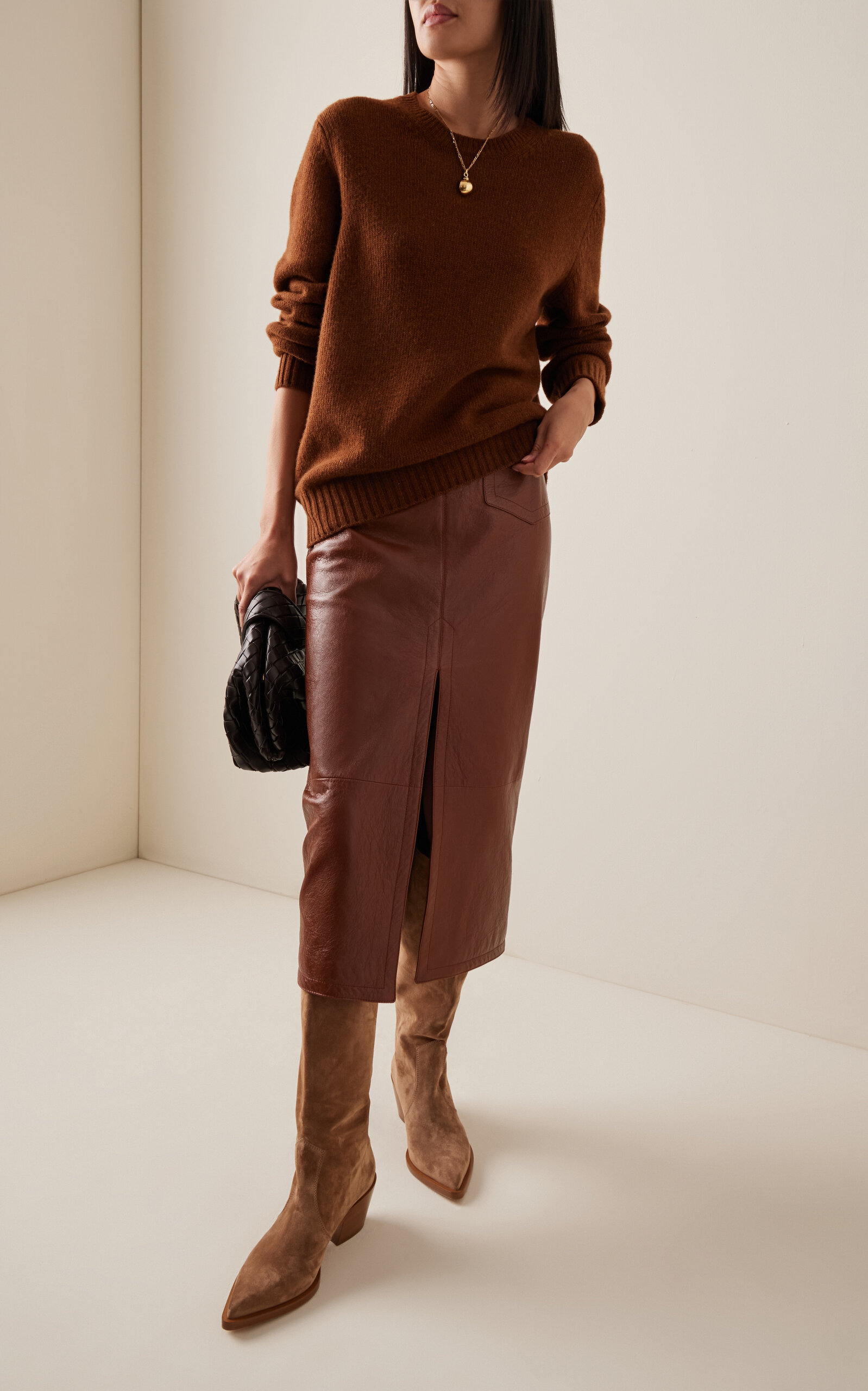 Suede Western Boots tan - 2