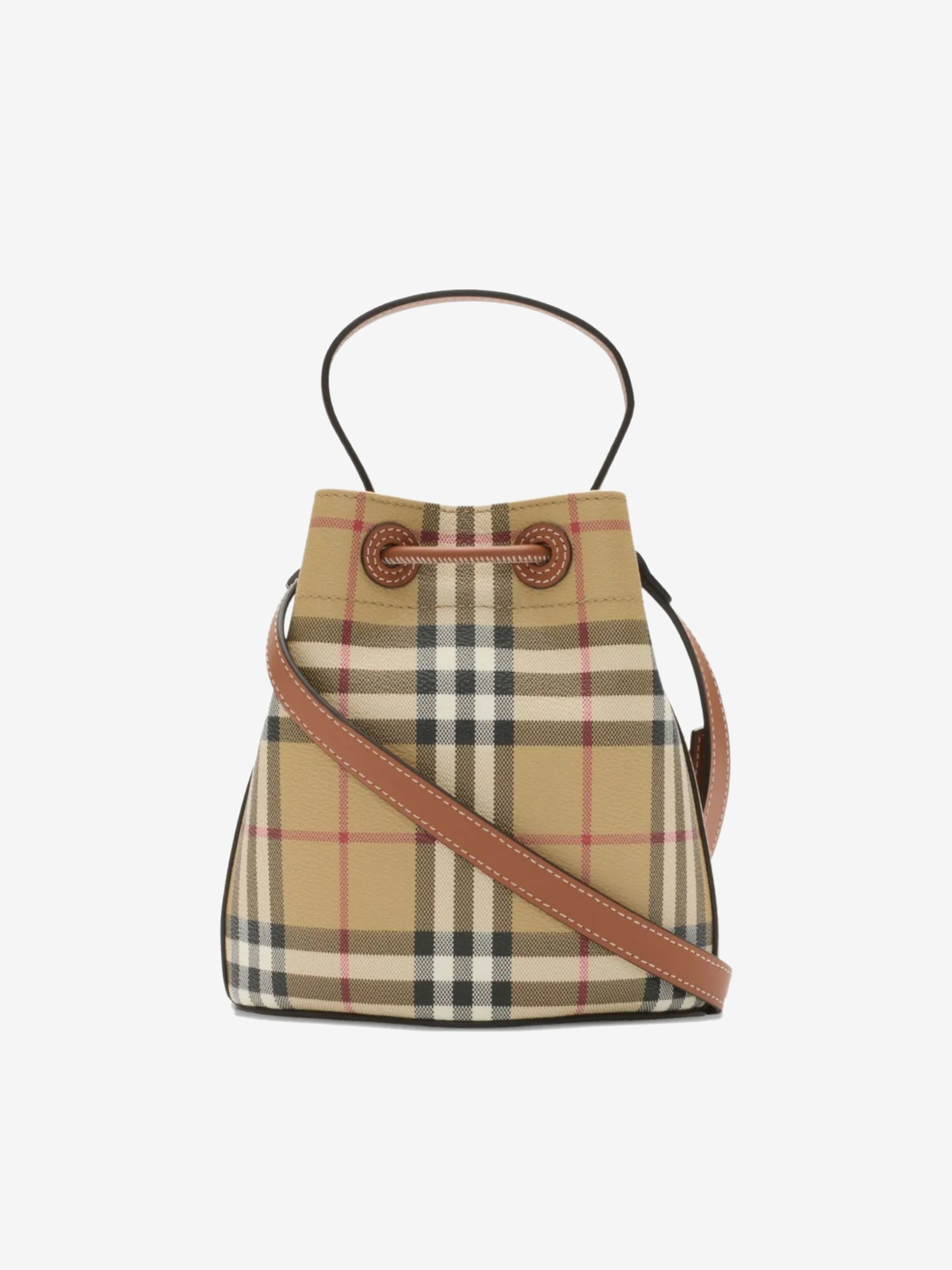 BURBERRY - Women Mini Drawstring Bag - 5