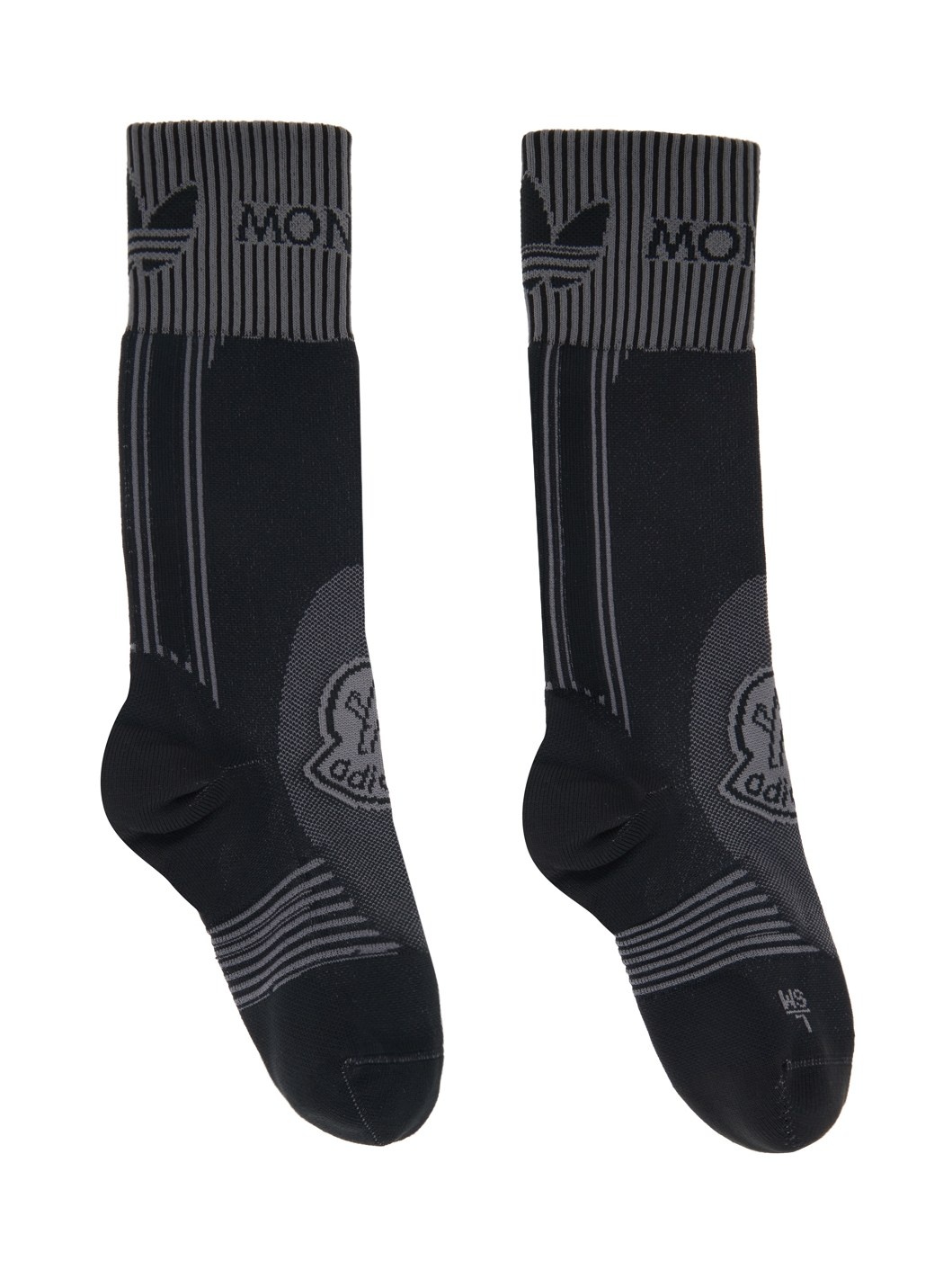 Moncler x adidas Originals Black Socks - 1