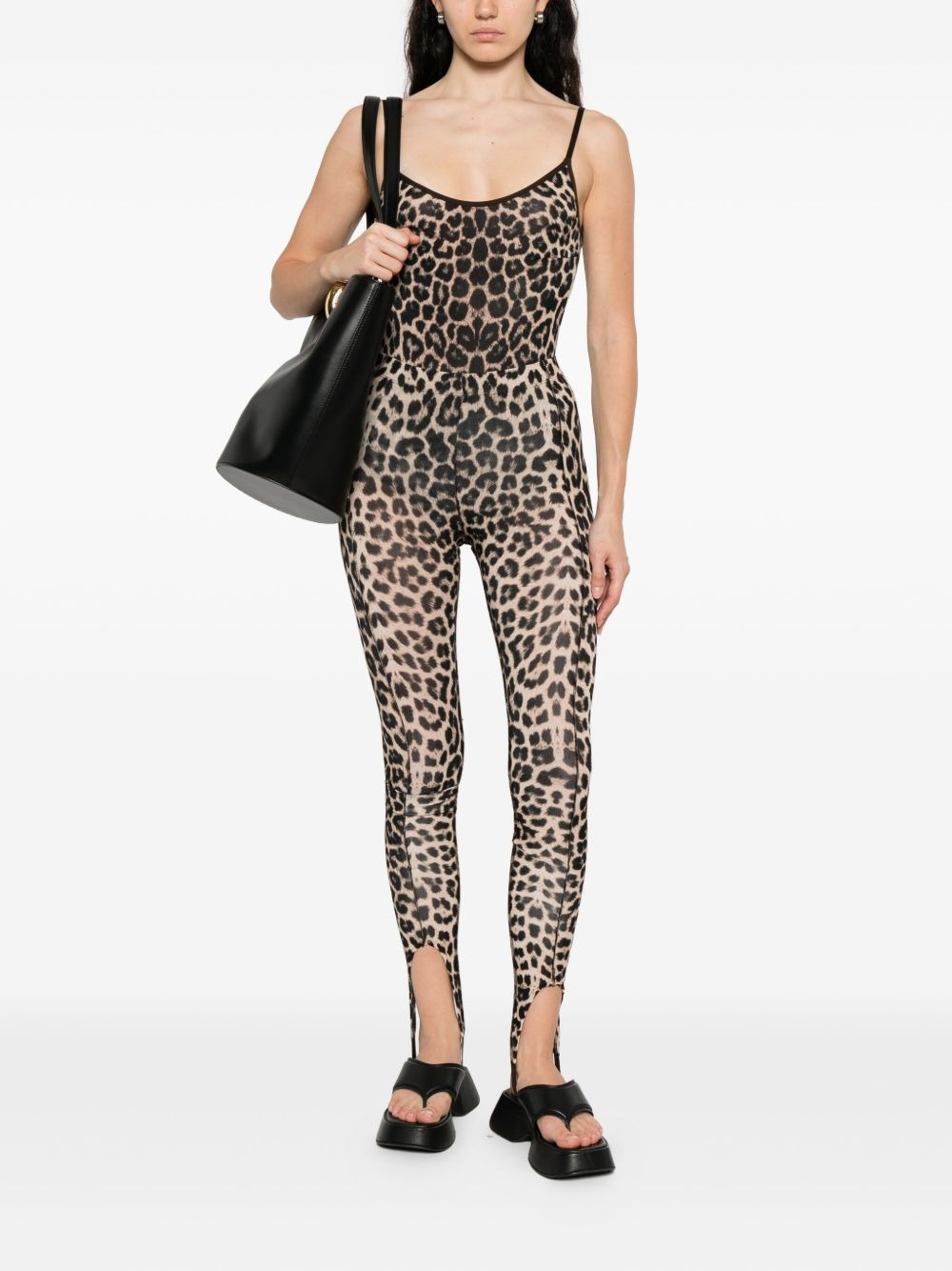leopard-print bodysuit - 2