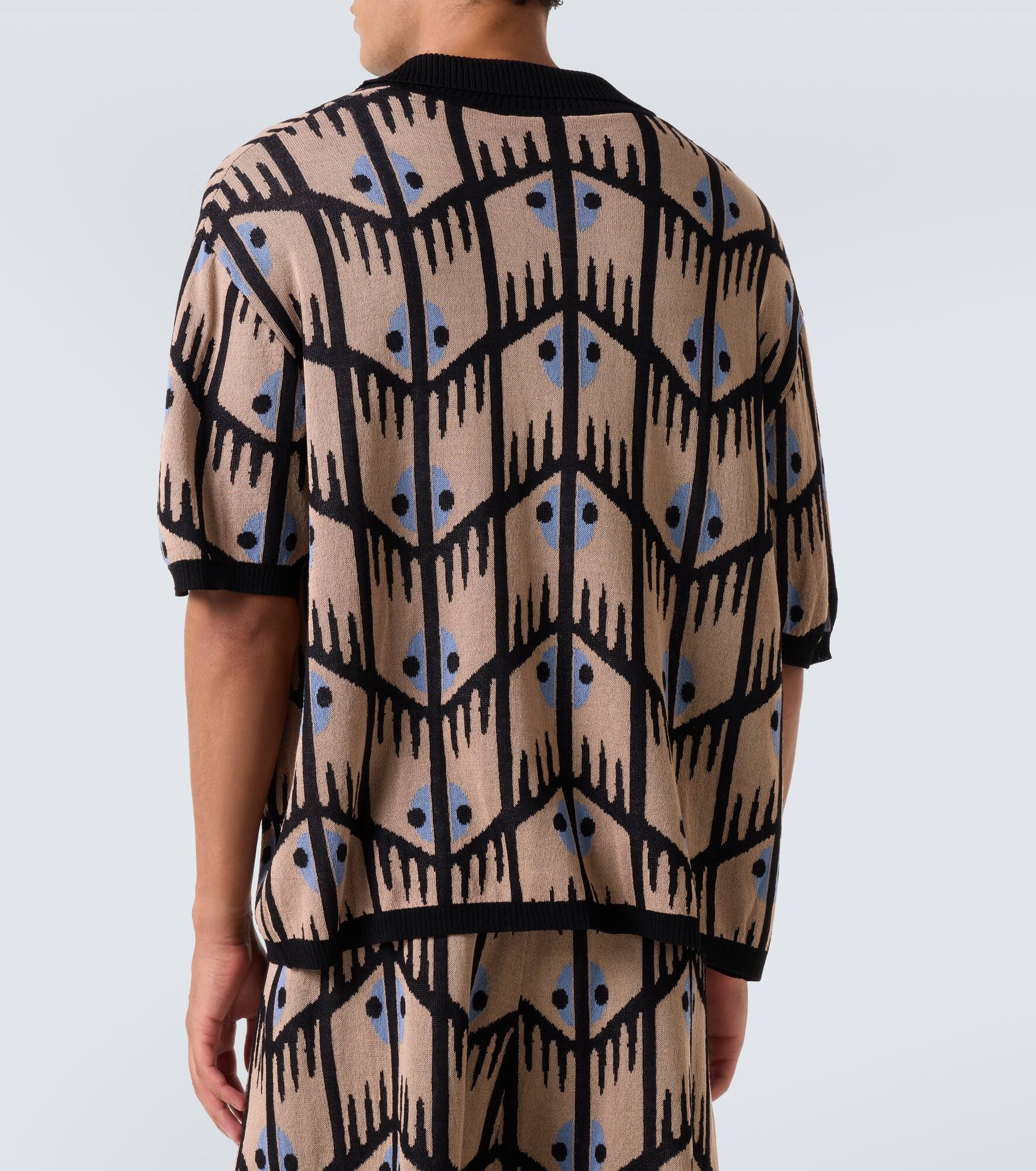 Jacquard polo shirt - 4