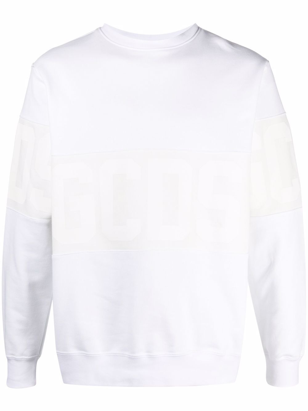 logo print sweatshirt - 1