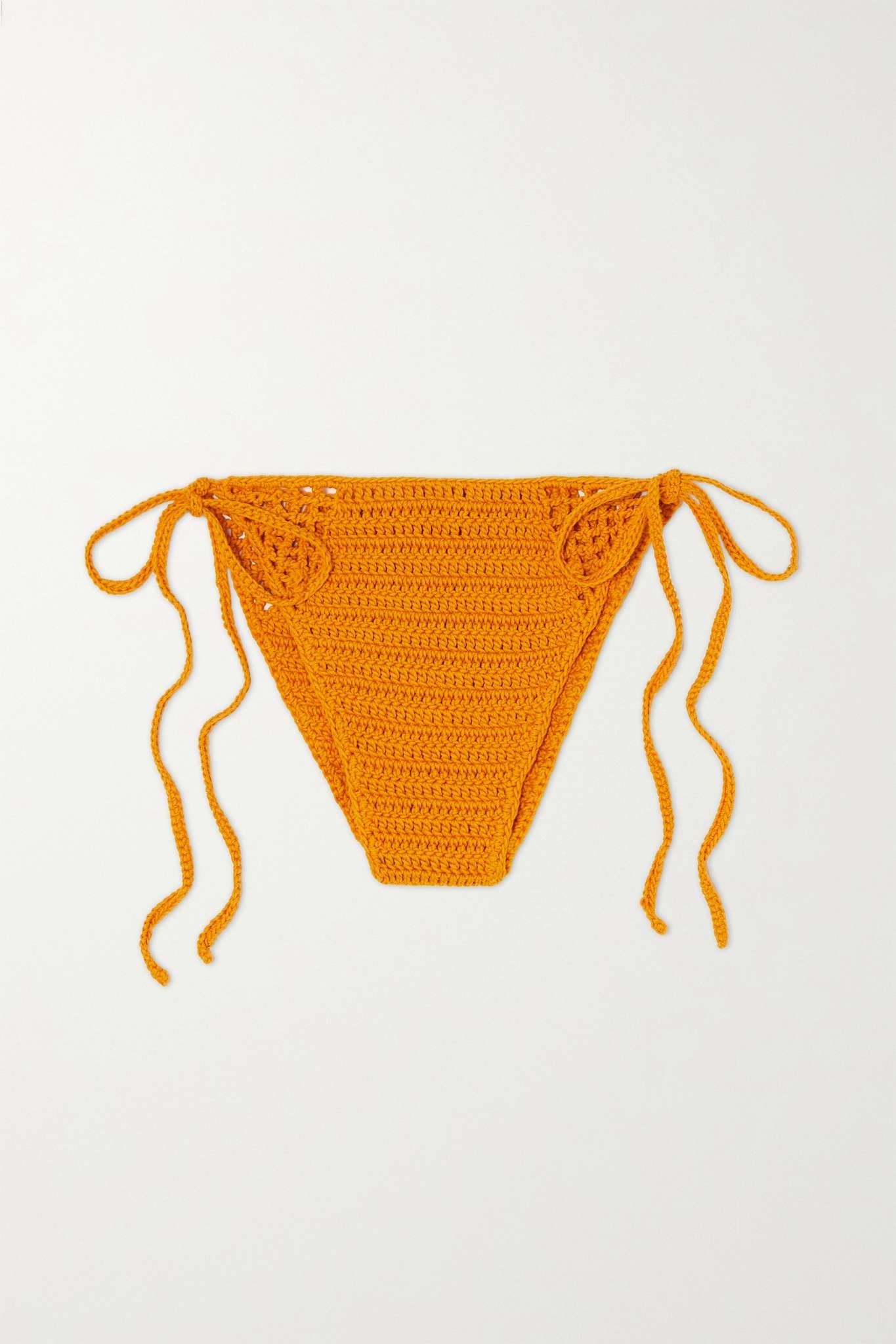 Alivia crocheted cotton bikini briefs - 1