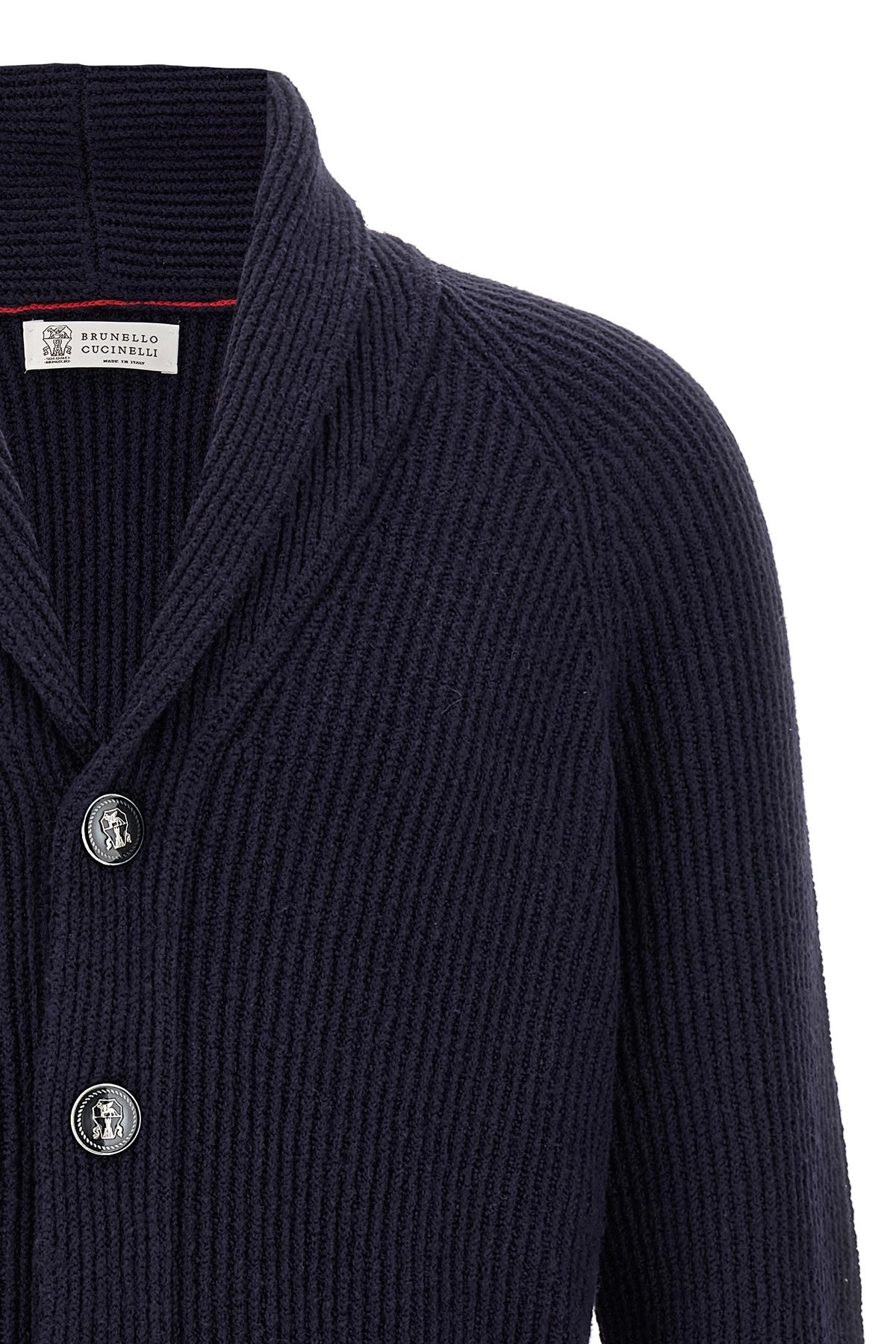 Shawl neck cardigan - 3