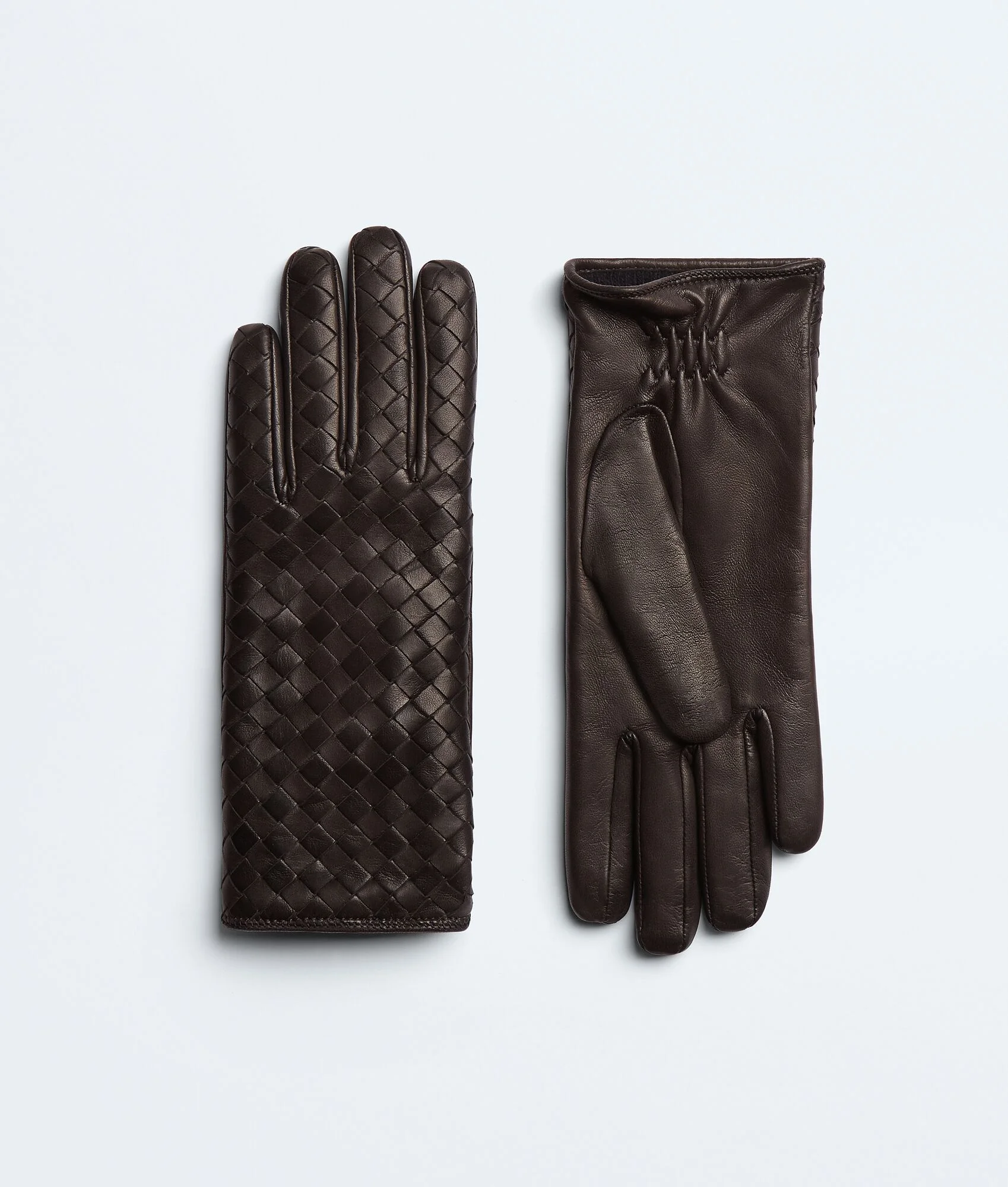 Intrecciato Leather Gloves - 1