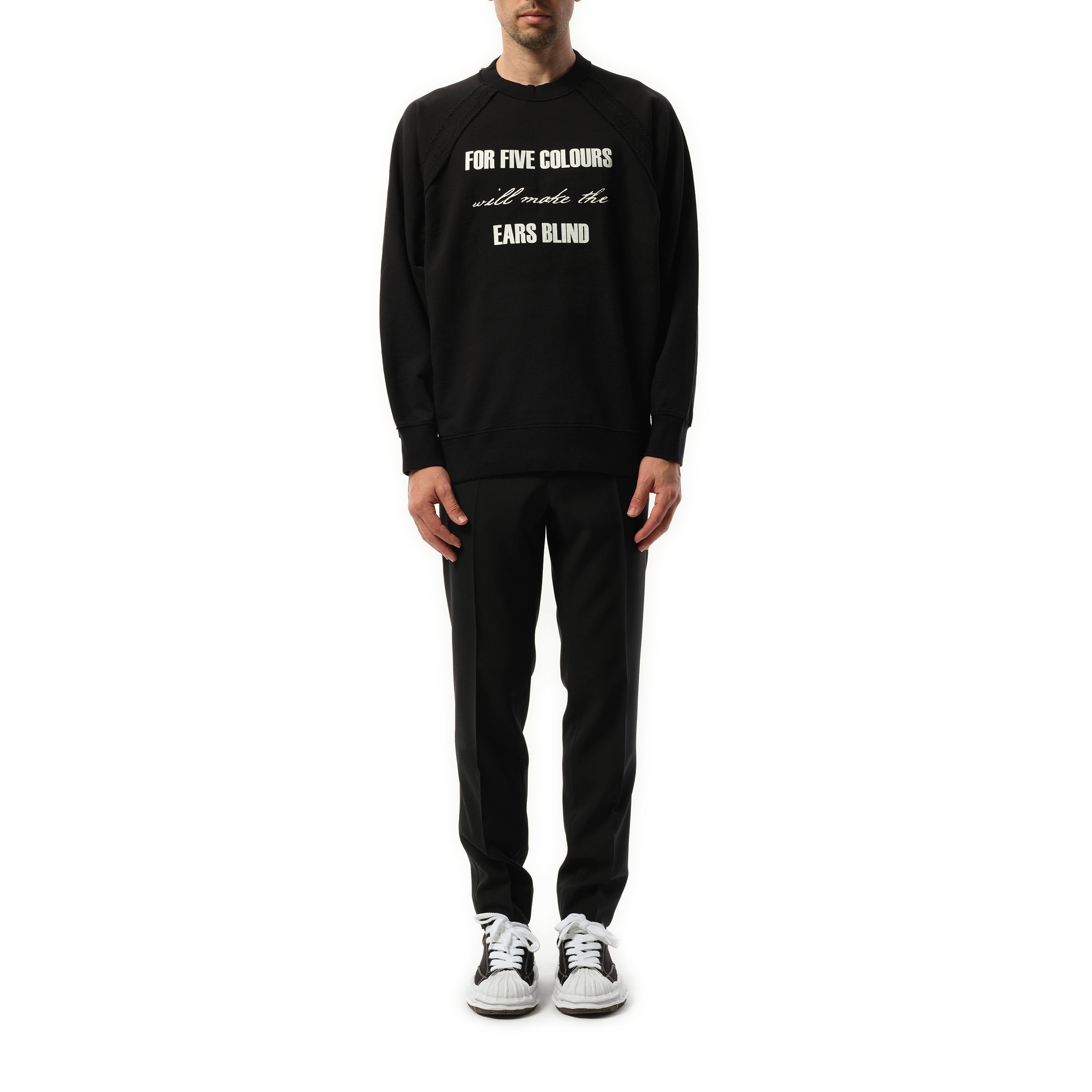 Back Logo Sweatshirt in Black1 - 4