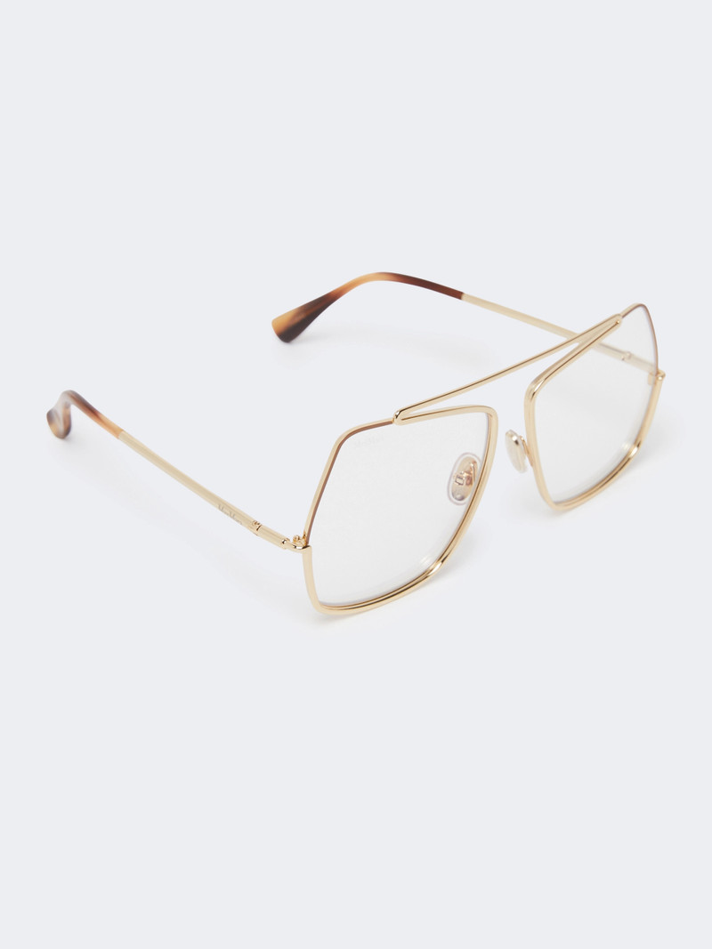 Max Mara ELSAV Square metallic sunglasses - GOLD outlook