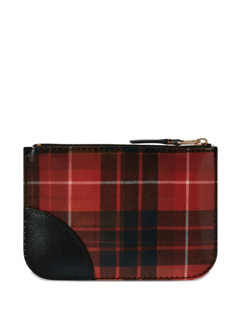 Comme Des Garçons Lenticular Tartan wallet outlook