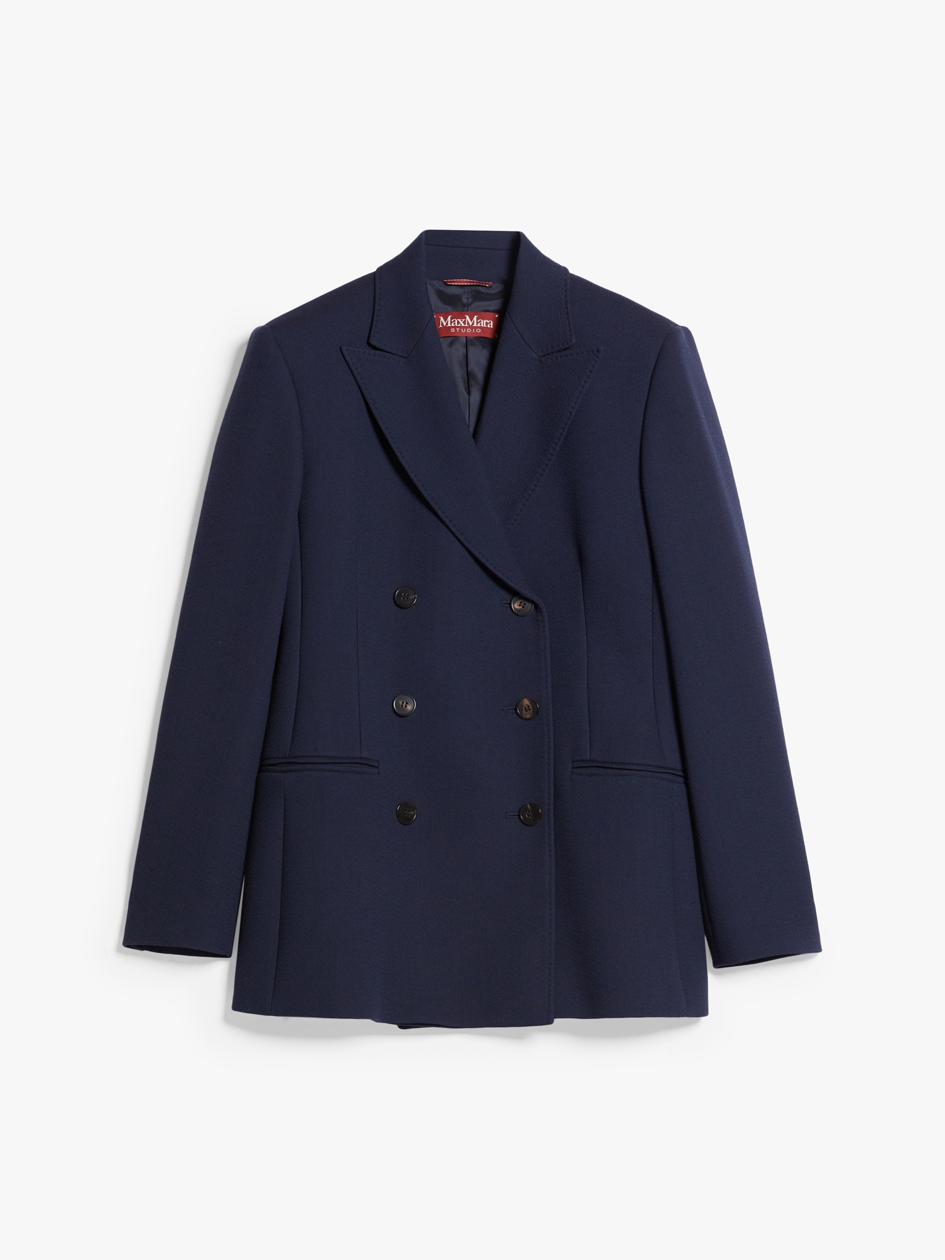 Max Mara ZELMA Cotton and viscose crêpe blazer | REVERSIBLE