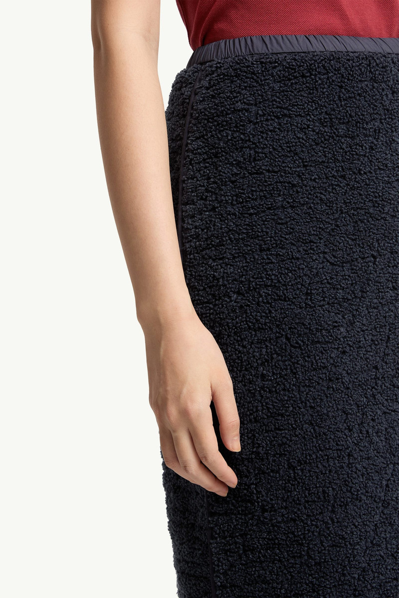 Teddy Knee-Length Padded Skirt 6