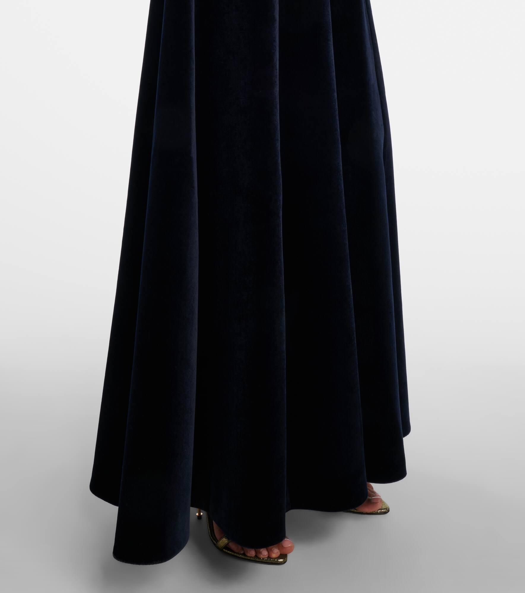 Malinda cotton velvet gown - 6