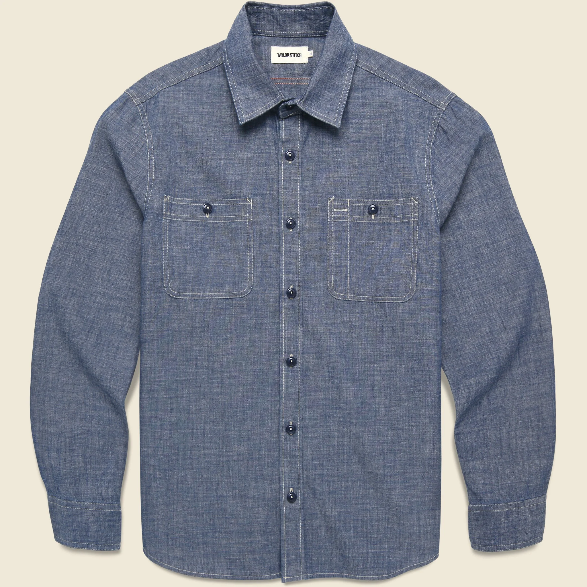 Foundry Shirt - Indigo Chambray - 1