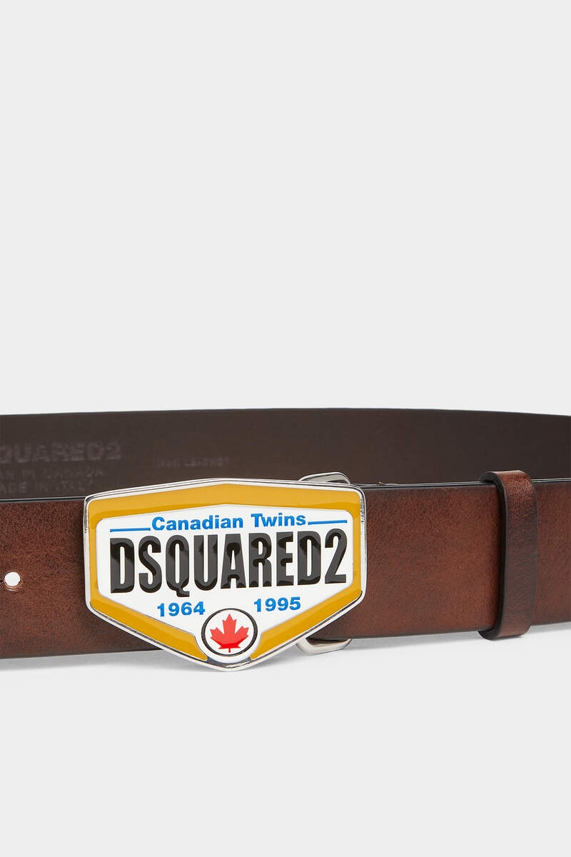 DSQUARED2 LOGO PLAQUE BELT - 3