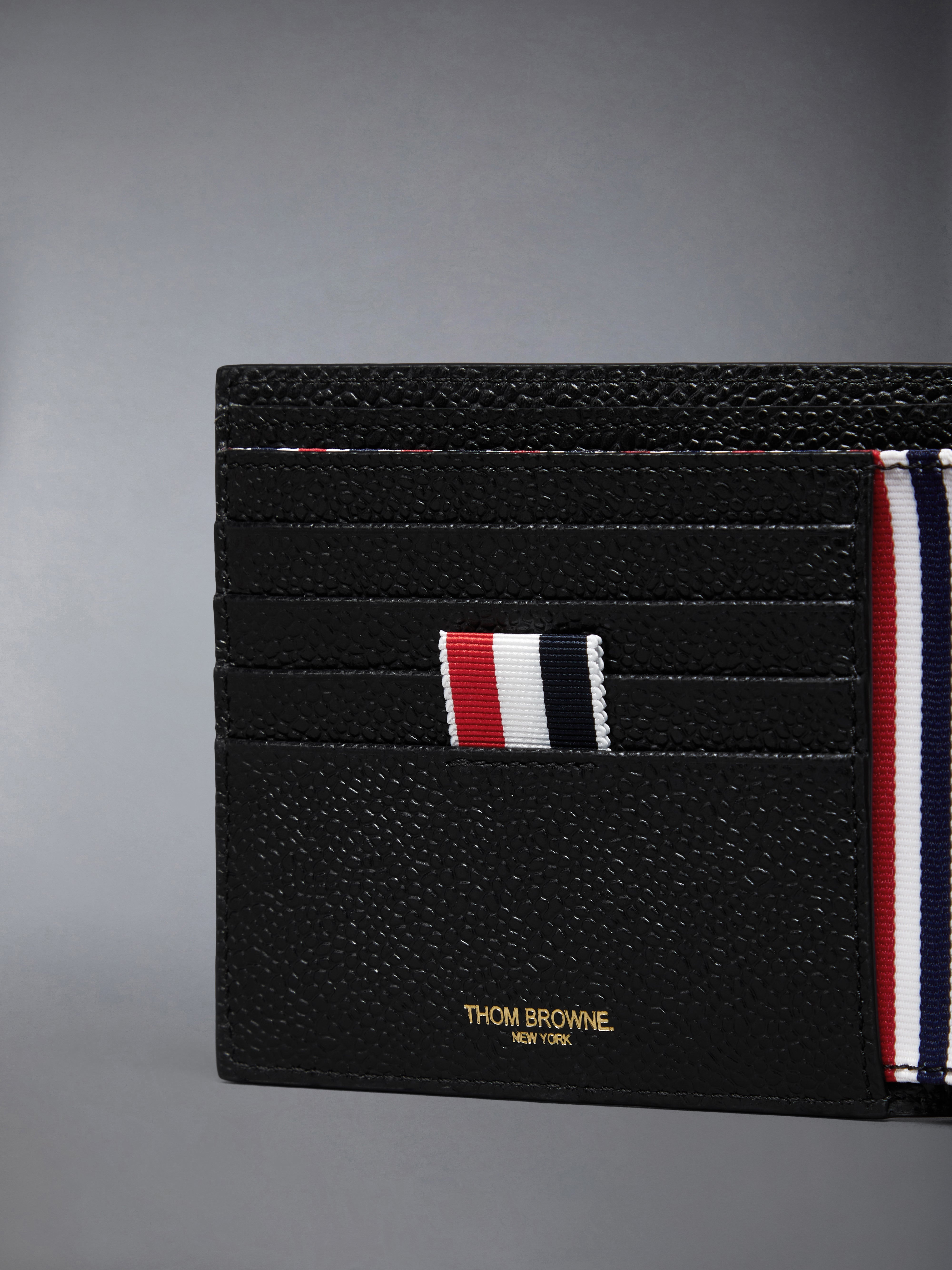 PEBBLE GRAIN GOOSE EMBROIDERY BILFOLD - 4