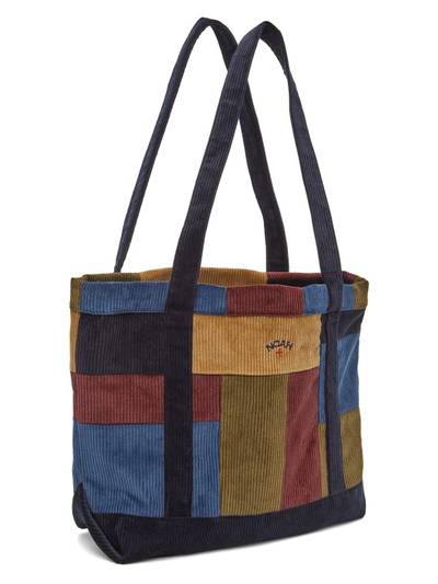 Noah Multicolor Corduroy Patchwork Tote outlook