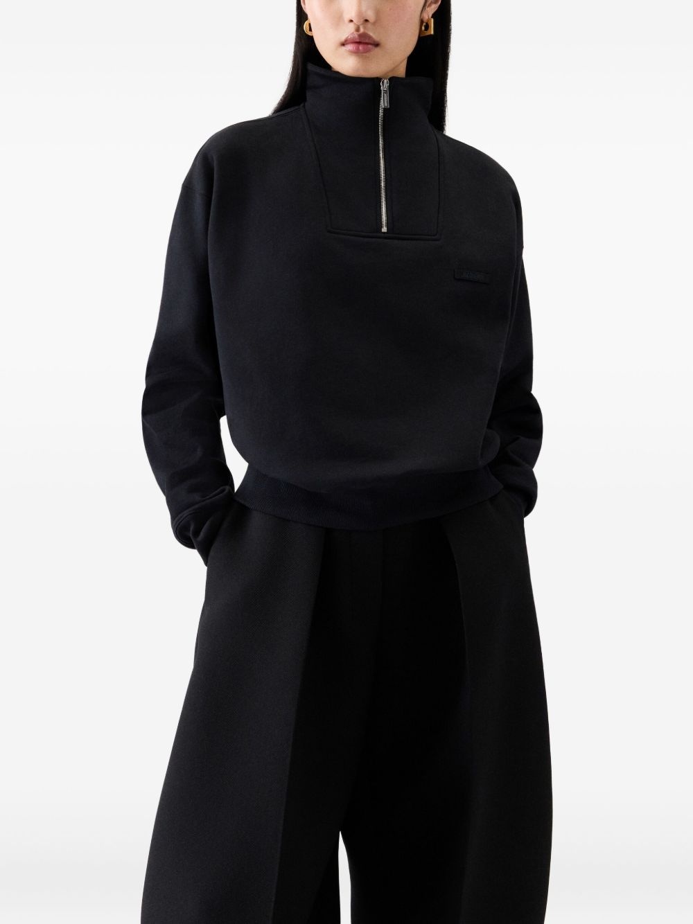 zip-up sweatshirt - 2